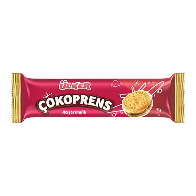 Печенье ULKER COKOPRENS с шоколадно-ореховой начинкой 81 г 