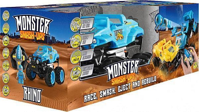 Машинка на р/у Monster Smash-Ups Носорог Синий