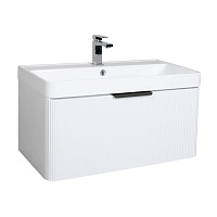 Тумба підвісна Aqua Rodos Frost White з умивальником Deep 75 см (АР000127941)