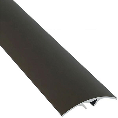 Порожек алюминиевый анодированный Braz Line скрытый крепеж 40x2700 мм бронза