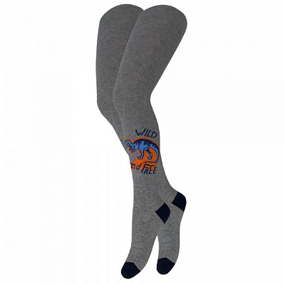 Колготки дитячі унісекс Легка хода 8219р.120-128 сірий меланж