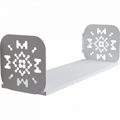 Полиця навісна Metkas Home Дім 800x220x220 мм білий глянець (DPN02233 08022 11)