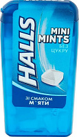 Конфеты Halls Mini Mints со вкусом мяты