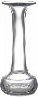 Ваза стеклянная прозрачная 8,5х20 см