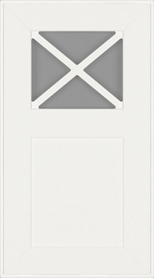 Фасад для кухни Грейд Белый шелковисто-матовый RAL9003 713x396 ВТ-Х левый Оксфорд