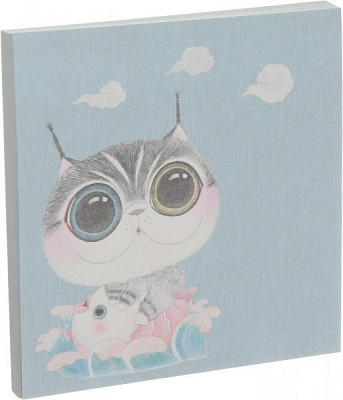 Папір для нотаток Великі оченята блакитні