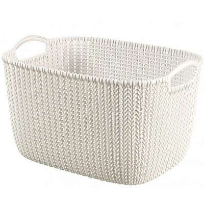 Кошик пластиковий Curver 226379 Knit L прямокутний 230x300x400 мм