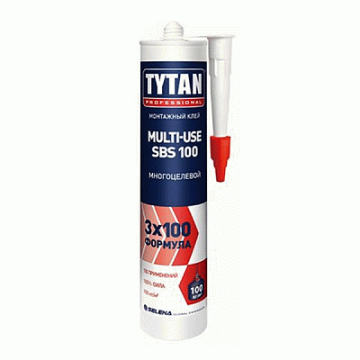 Клей универсальный монтажный Tytan MULTI-USE SBS-100 бежевый 310 мл 