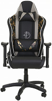 Кресло игровое Сана черный/серый/камуфляж