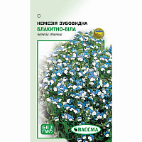 Насіння Квіти Немезія Зубовидна біло-блакитна 0.1 г