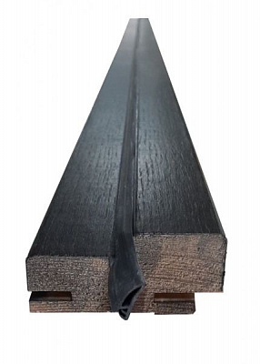 Стойка дверной коробки Terminus с уплотнителем 2100х80 мм дуб неро