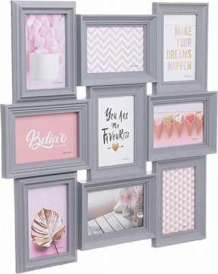 Рамка для фото 10x15 см сірий