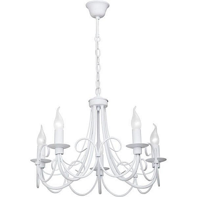 Люстра підвісна Vitaluce 5xE14 білий V3408/5