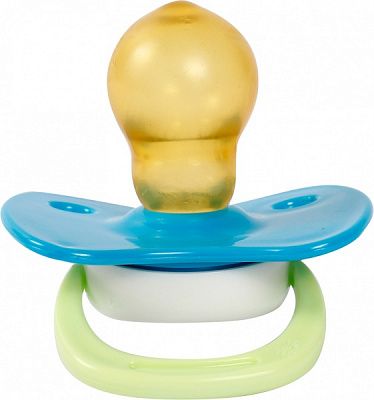 Пустушка кругла Курносики синя