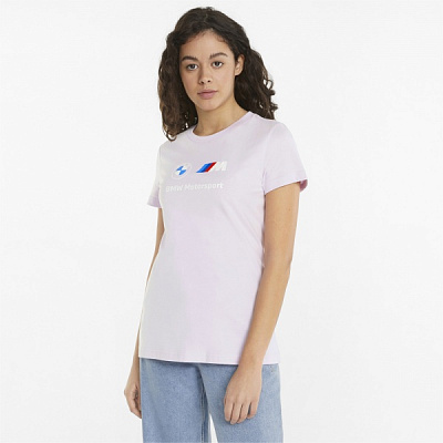 Футболка Puma BMW MMS Wmn ESS Logo Tee 53126106 р.XS сиреневый