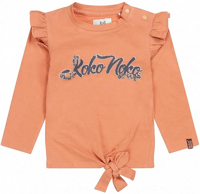 Реглан для девочки Koko Noko р.116 коричневый U44973-37 