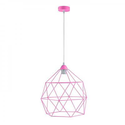 Подвес Светкомплект Loft 3335 1x40 Вт E27 розовый 