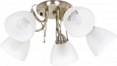 Люстра підвісна Luce 15 5xE14 латунь