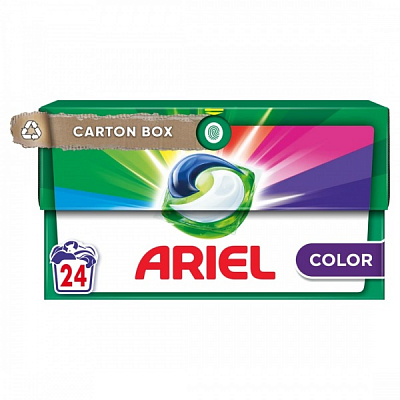 Капсулы для машинной стирки Ariel PODS All-in-1 Color 24 шт. 