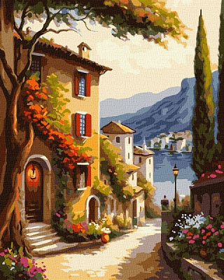 Картина по номерам Курортный городок Идейка 