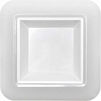 Світильник точковий Maxus SDL 3-step квадрат 9 Вт 3100-4100 К білий матовий 