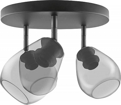 Люстра Ledvance CONE SPOT 3x60 Вт E27 черный 