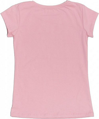 Футболка для девочек Фламинго р.134 пудра 827-416 