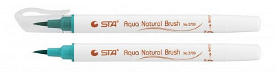 Маркер акварельный STA кисточка AQUA NATURAL BRUSH STA3700-88 малахит 
