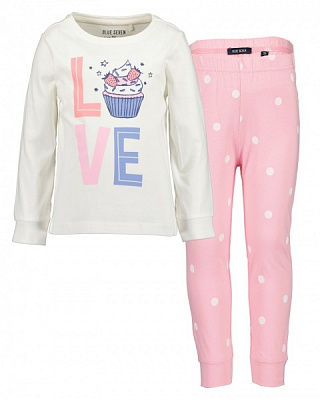 Піжама для дівчаток Blue Seven LOVE р.116 азалія 777523 X5416