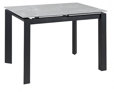 Стол обеденный Prestol Лейк 1000(1400)x750x750мм серый/черный