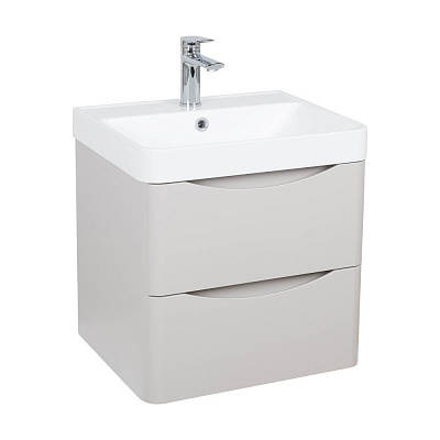 Тумба подвесная Aqua Rodos Vista Kashemir с умывальником Deep 50 см