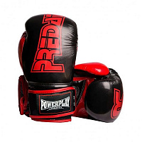 Боксерские перчатки PowerPlay р. 10 10oz 3017_10oz черный с красным