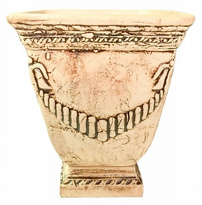 Горшок Квадрат Б шамот 70 л коричневый 