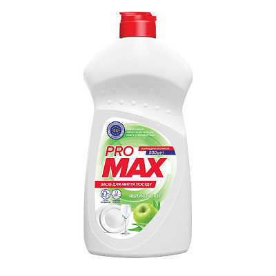 Средство для ручного мытья посуды Promax яблоко алоэ 0,5л