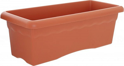 Горшок пластиковый Plastiken Terra Jardinera прямоугольный 32,8л терракот (7502 тер) 