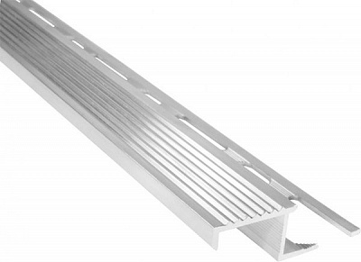 Поріжок алюмінієвий сходовий анодований Mada 11x2500 мм