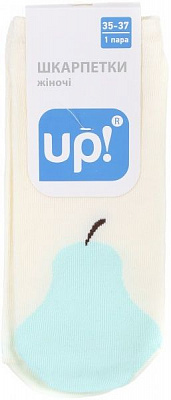 Носки UP! (Underprice) р. 21-23 молочный 1 шт. 2081 