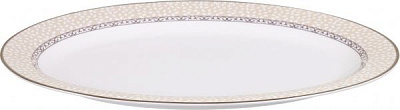 Блюдо овальное Illusion gold 30,5 см Fiora 