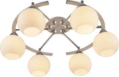 Люстра потолочная Altalusse 6x40 Вт E27 хром/белый INL-9323C-06 