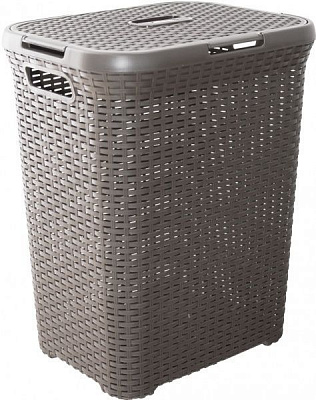 Кошик для білизни Алеана Ротанг 50 л какао