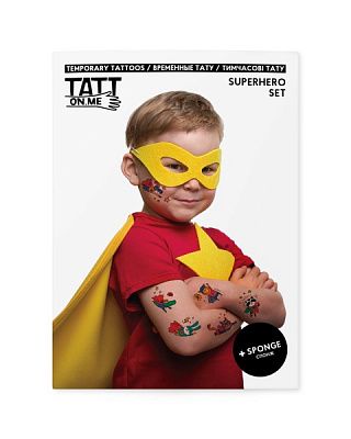 Тату временное TATTon.me Superhero set