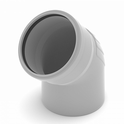 Відвід каналізаційний REHAU RAUSILENTO 50 45°