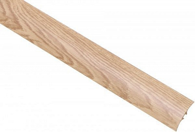 Поріжок алюмінієвий Броварской алюмінієвий завод гладенький приховане кріплення 40x1800 мм дуб персик