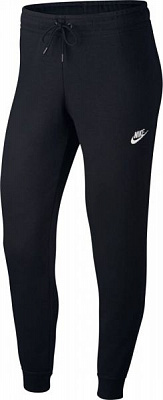 Брюки Nike W NSW ESSNTL PANT TIGHT FLC BV4099-010 р. XL черный