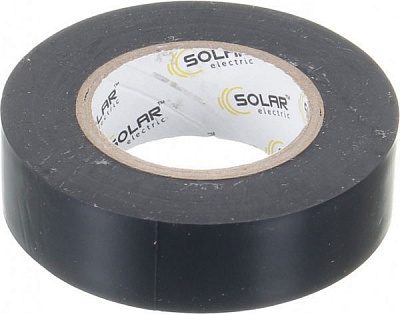 Ізострічка Solar чорна 19x0,13 мм 20 м синій