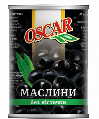 Маслини Oscar без кісточки 280 г (8413552051369)