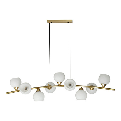 Люстра підвісна Miorro Magnolia 1200x330x900 мм 9x40 Вт E27 мідь 51-311-181