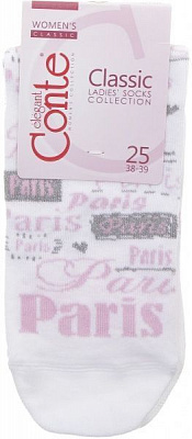 Носки Conte Classic 16С-26СП 120 р. 25 белый 