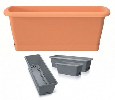 Ящик балконний Prosperplast Respana Easycare 600 мм прямокутний теракотовий (63004-624)