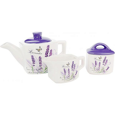 Набор посуды Лаванда 3 предмета